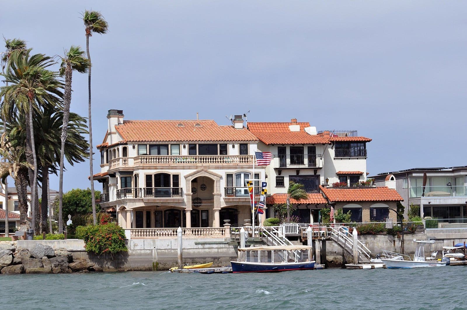 A harbor-front home with a private dock in Newport Beach